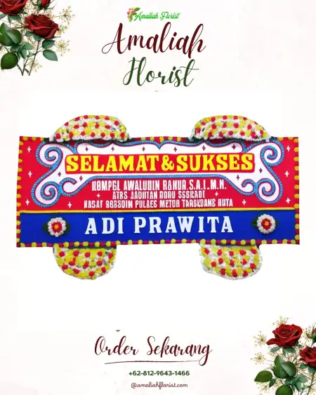 Papan Bunga Ucapan Selamat Palanyar